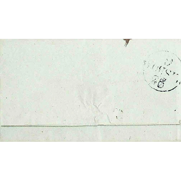 1847 Portugal Carta Pré-Filatélica Ferreira do Alentejo FAL 1 «FERREIRA» Preto