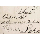 1810 Portugal Carta Pré-Filatélica Figueira da Foz FIG 1 «FIGUEIRA» Sépia 1