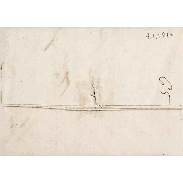 1810 Portugal Carta Pré-Filatélica Figueira da Foz FIG 1 «FIGUEIRA» Sépia