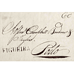 1810 Portugal Carta Pré-Filatélica Figueira da Foz FIG 3 «FIGUEIRA» Sépia