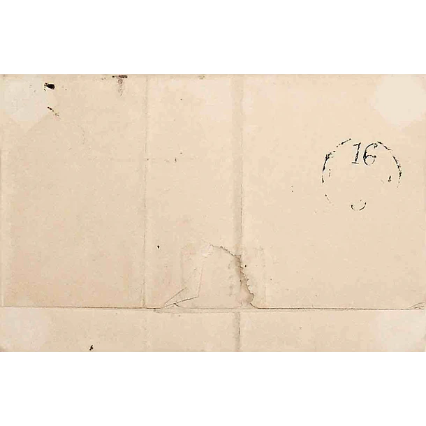 1835 Portugal Carta Pré-Filatélica Figueira da Foz FIG 5 «FIGUEIRA» Sépia