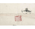 1840 Portugal Carta Pré-Filatélica Figueira da Foz FIG 6 «FIGUEIRA» Sépia