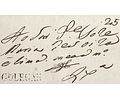 1805 Portugal Carta Pré-Filatélica Golegã GLG 1 «GOLEGAN» Preto