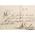 1816 Portugal Carta Pré-Filatélica GMR 1 «GUIMARAENS» Preto 1