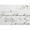 1852 Portugal Carta Pré-Filatélica GMR 2 «GUIMARAES» Verde