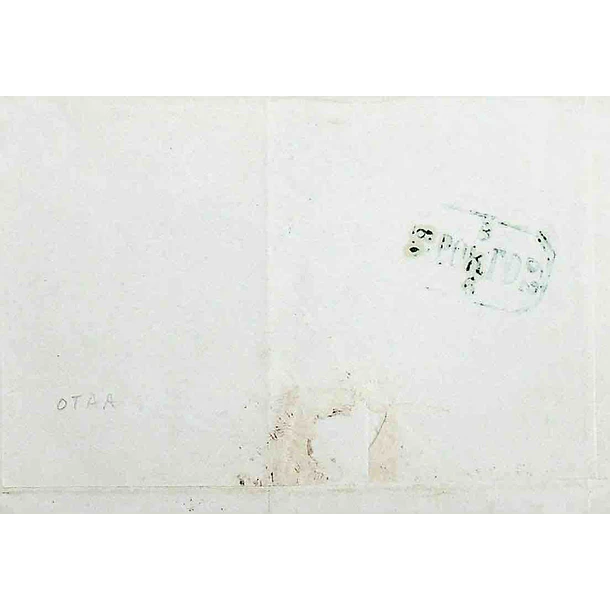 1852 Portugal Carta Pré-Filatélica GMR 2 «GUIMARAES» Verde