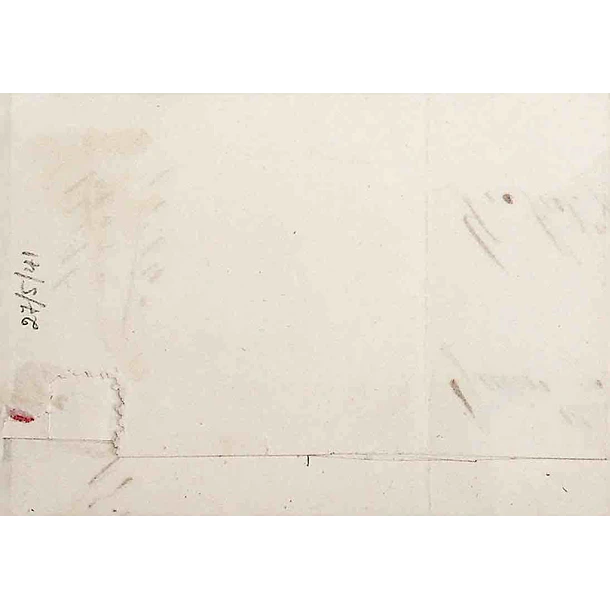 1841 Portugal Carta Pré-Filatélica GMR 2 «GUIMARAES» Azul