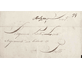 1844 Portugal Carta Pré-Filatélica MLG ms 1 «Melgaço» Sépia
