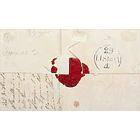 1839 Portugal Carta Pré-Filatélica Mirandela MDL 1 «MIRANDELLA» Azul 2