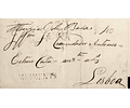 1828 Portugal Carta Pré-Filatélica Moimenta da Beira MBR 1 «MUIMENTA» Sépia