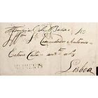 1828 Portugal Carta Pré-Filatélica Moimenta da Beira MBR 1 «MUIMENTA» Sépia 1