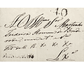 1825 Portugal Carta Pré-Filatélica Torre de Moncorvo TMC 2 «MONCORVO» Sépia