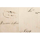 1840 Portugal Carta Pré-Filatélica Montemor-o-Velho MMV 2 «MONTEMOR O VELHO» Sépia Escuro 1