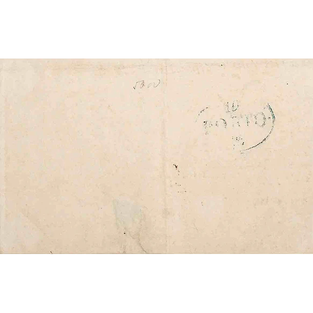 1840 Portugal Carta Pré-Filatélica Montemor-o-Velho MMV 2 «MONTEMOR O VELHO» Sépia Escuro