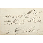 1850 Portugal Carta Pré-Filatélica ODM 3 «ODEMIRA» Preto 1