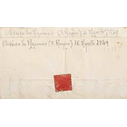 1849 Portugal Carta Pré-Filatélica Oliveira de Azeméis OAZ 1 «OLIVR DE AZEMEIS» Sépia 2