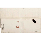 1842 Portugal Carta Pré-Filatélica Oliveira de Azeméis OAZ 1 «OLIVR DE AZEMEIS» Azul esverdeado 2
