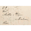 1851 Portugal Carta Pré-Filatélica PNI 2 «PENICHE» Azul esverdeado