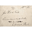 1821 Portugal Carta Pré-Filatélica PTB 1 «PONTE DA BARCA» Sépia