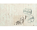 1846 Portugal Carta Pré-Filatélica PTL 3 «PONTE DE LIMA» Vermelho