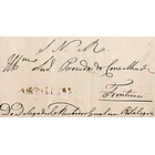 1834 Portugal Carta Pré-Filatélica PTG 1 «PORTALEGRE» Vermelho 1