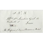 1837 Portugal Carta Pré-Filatélica PRL 1 «PORTEL» Sépia 1