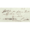 1852 Portugal Carta Pré-Filatelica PMS1 «PORTO DE MOS» Sépia