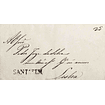1826? Portugal Carta Pré-Filatélica Santarém STR 3 «SANTAREM» Sépia