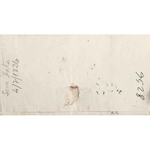 1826? Portugal Carta Pré-Filatélica Santarém STR 3 «SANTAREM» Sépia
