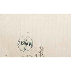 1848 Portugal Carta Pré-Filatélica Santarém STR 6 «SANTAREM» Azul 2