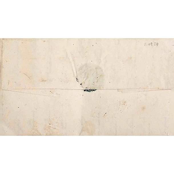 1824 Portugal Carta Pré-Filatélica Serpa SRP 1 «SERPA» Sépia