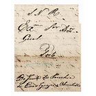1840 Portugal Carta Pré-Filatélica Santo Tirso STS 2 «SANTO THYRSO» Azul 1