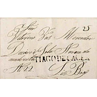 1835 Portugal Pré-Filatelia Santiago do Cacém STC 1 «STIAGODECACEM» Sépia 1