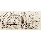 1840 Portugal Carta Pré-Filatélica Sertã SRT 1 «SERTÃ» Sépia Escuro 1