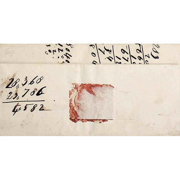 1847 Portugal Carta Pré-Filatélica Soure SRE 1 «SOURE» Preto