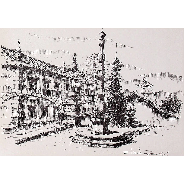 1980's Bilhete Postal de Oeiras. Pelourinho (Séc. XVIII)