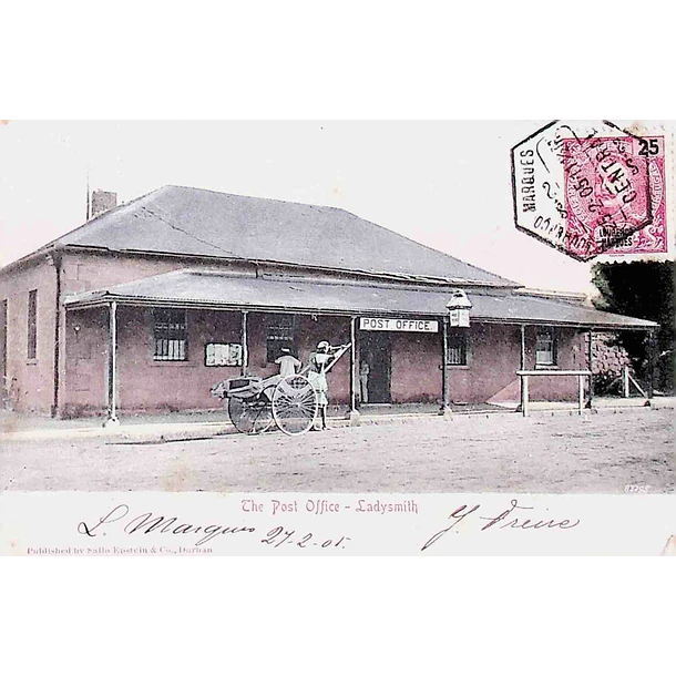 1905 Moçambique (Lourenço Marques) D. Carlos Mouchon sobre cartão postal