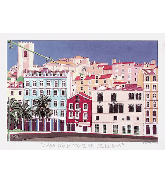 1989 Lisboa "Casa dos Bicos e Sé de Lisboa"