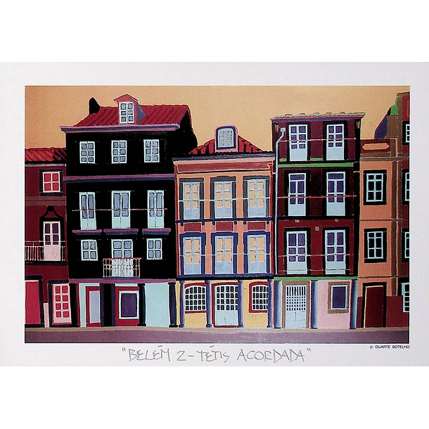 1989 Bilhete Postal de Lisboa. "Belém 2 - Tétis Acordada"