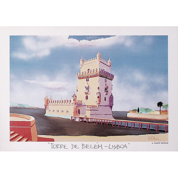 1989 Bilhete Postal de Lisboa. "Torre de Belém - Lisboa"