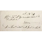 1849 Portugal Carta Pré-Filatélica Tondela TND 1 «TONDELA» Preto 1