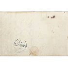 1849 Portugal Carta Pré-Filatélica Viana do Alentejo VNT 1 «VIANNADALENT» Sépia 2
