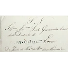 1843 Portugal Carta Pré-Filatélica Viana do Alentejo VNT 1 «VIANNADALENT» Azul 1