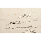 1843 Portugal Carta Pré-Filatélica Portimão PTM 1 «Vª Nª DE PORTIMÃO» Preto 1
