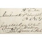1821 Portugal Carta Pré-Filatélica Vila Real VRL 3 «VILLA REAL» Preto 1