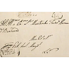 1832 Portugal Carta Pré-Filatélica Vila Real VRL 4 «Vª REAL» Preto 1