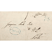 1846 Portugal Carta Pré-Filatélica Vila Real VRL 5 «Vª REAL» Azul