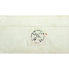1850 Portugal Carta Pré-Filatélica Vila Real VRL 5 «Vª REAL» Azul 2