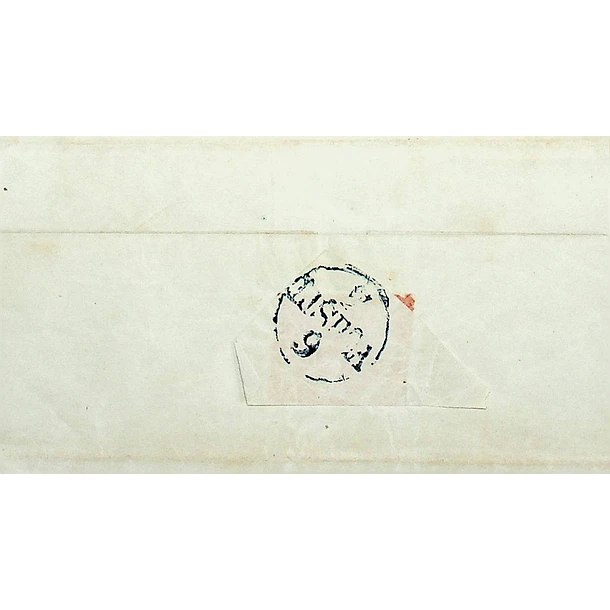 1850 Portugal Carta Pré-Filatélica Vila Real VRL 5 «Vª REAL» Azul
