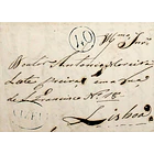 1847 Portugal a Pré-Filatélica Viseu VIS 7 «VIZEU» Azul 1